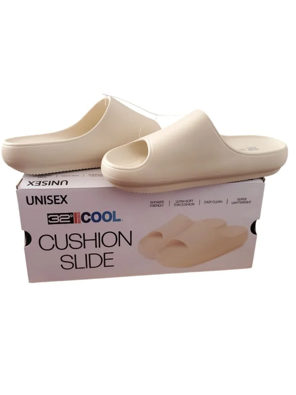 32 Degrees 9/10 Sandals Cushion Slide-on Outdoor Waterproof shoes College Shower
